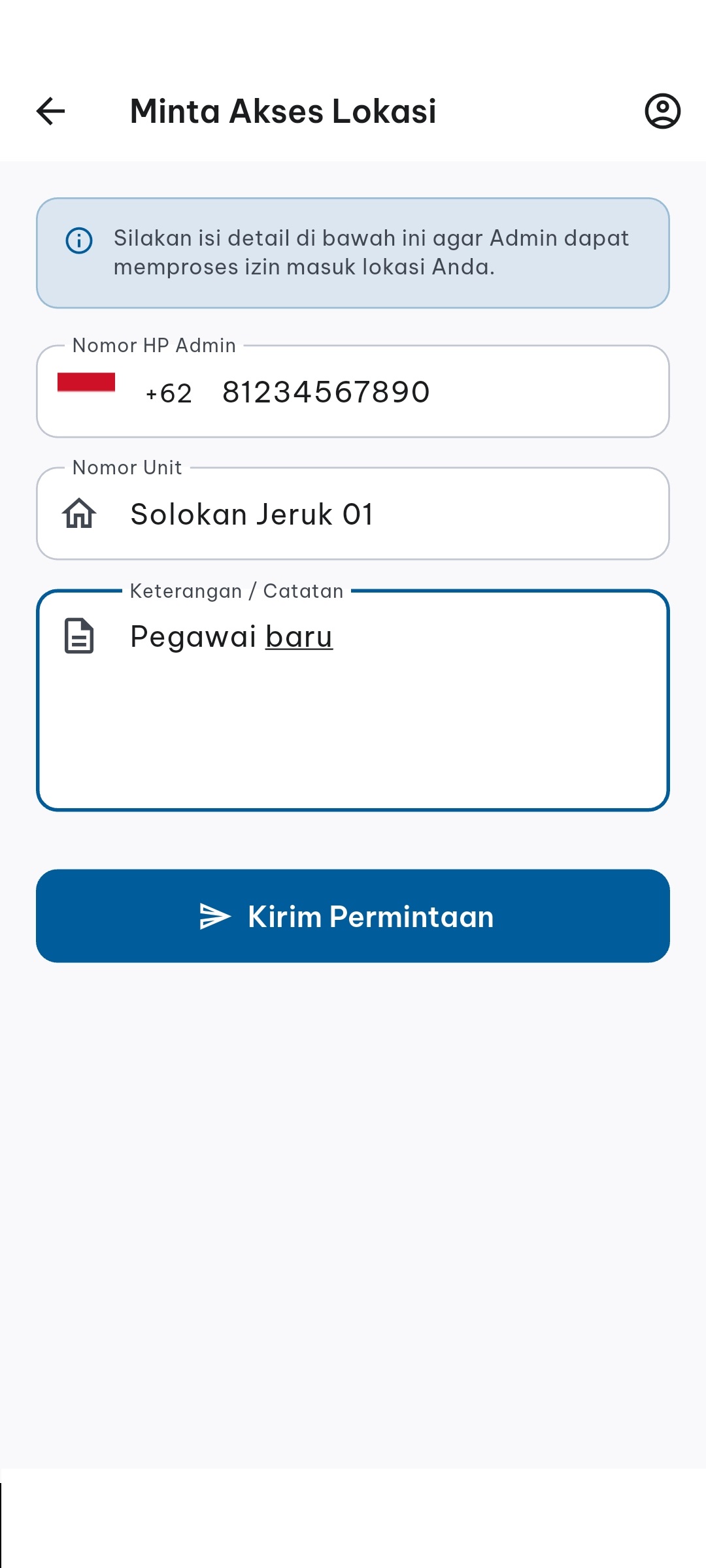 Screenshot Minta Akses Gabung Lokasi